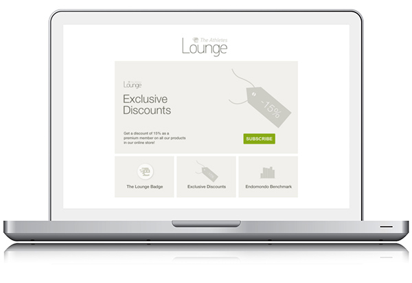 Endomondo lounge marketing page