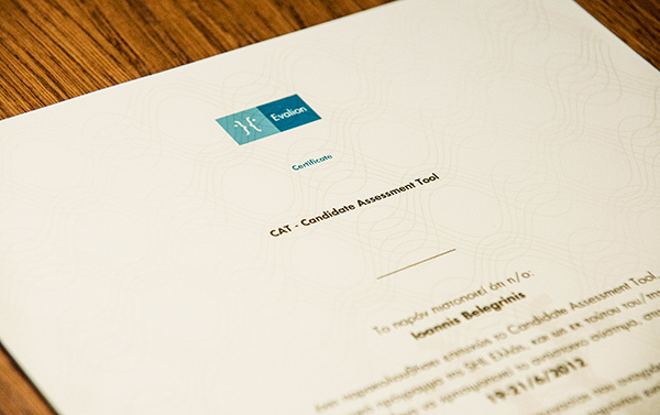 Evalion certificate